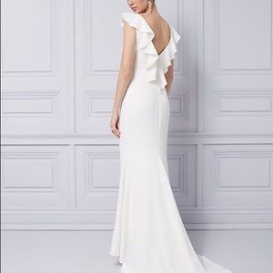 Le Chateau wedding dress size 16 Twill Open back